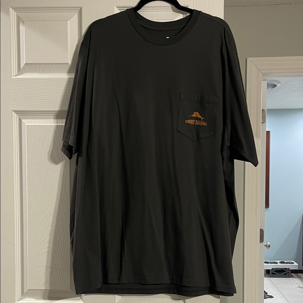 Men's Black T-Shirt with Pocket